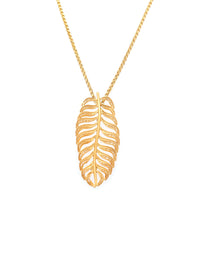 Leaf Medallion/Brooch – Gold-Plated Silver / 9K Gold / 19K Gold
