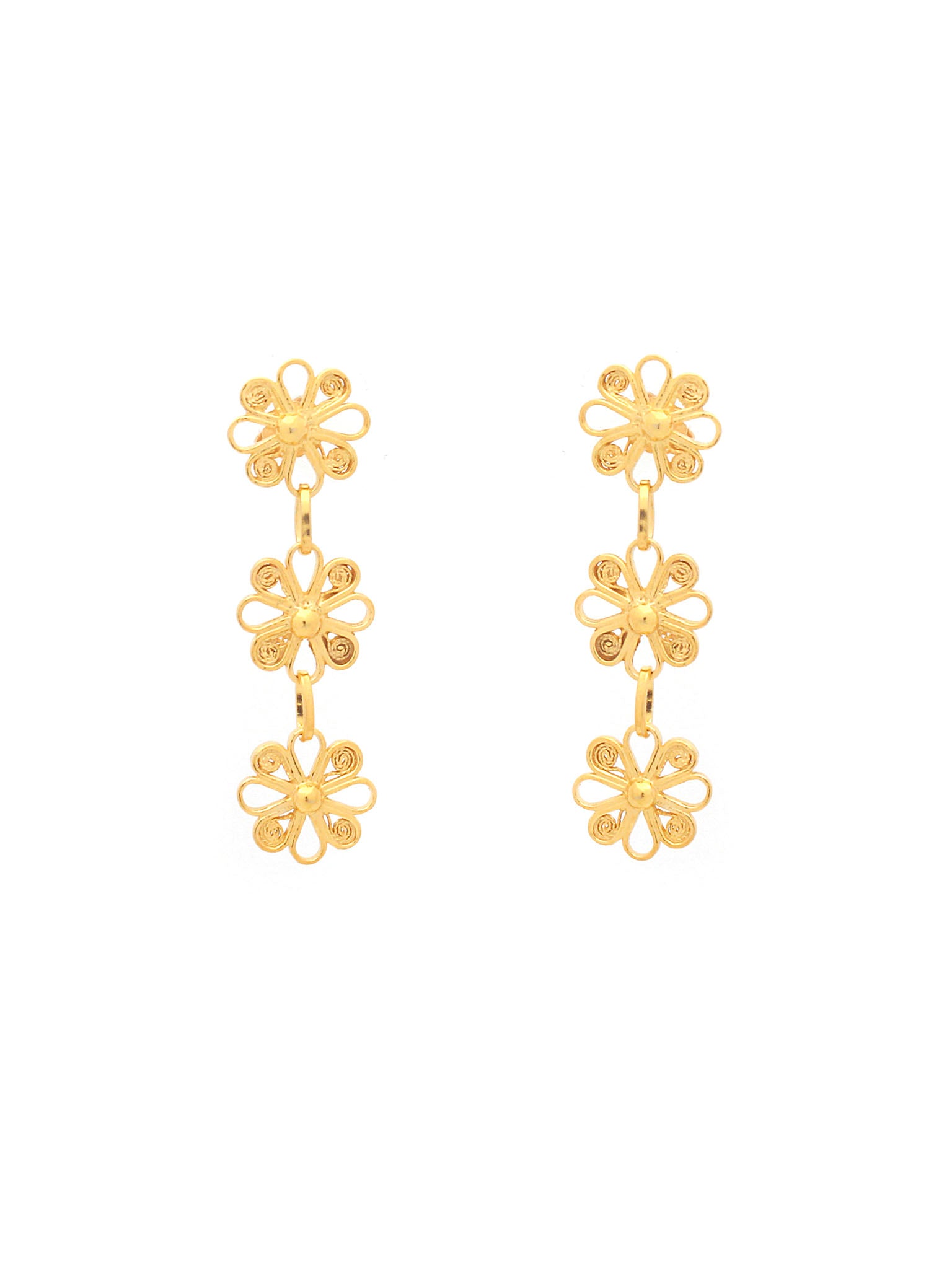 earrings mini-daisies