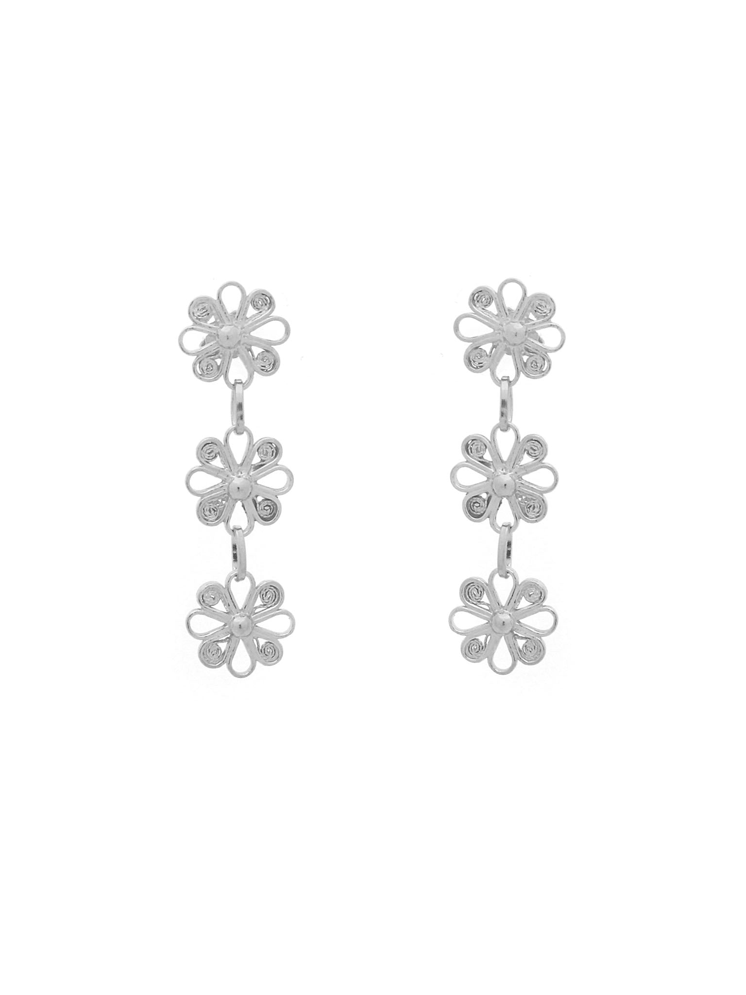 earrings mini-daisies