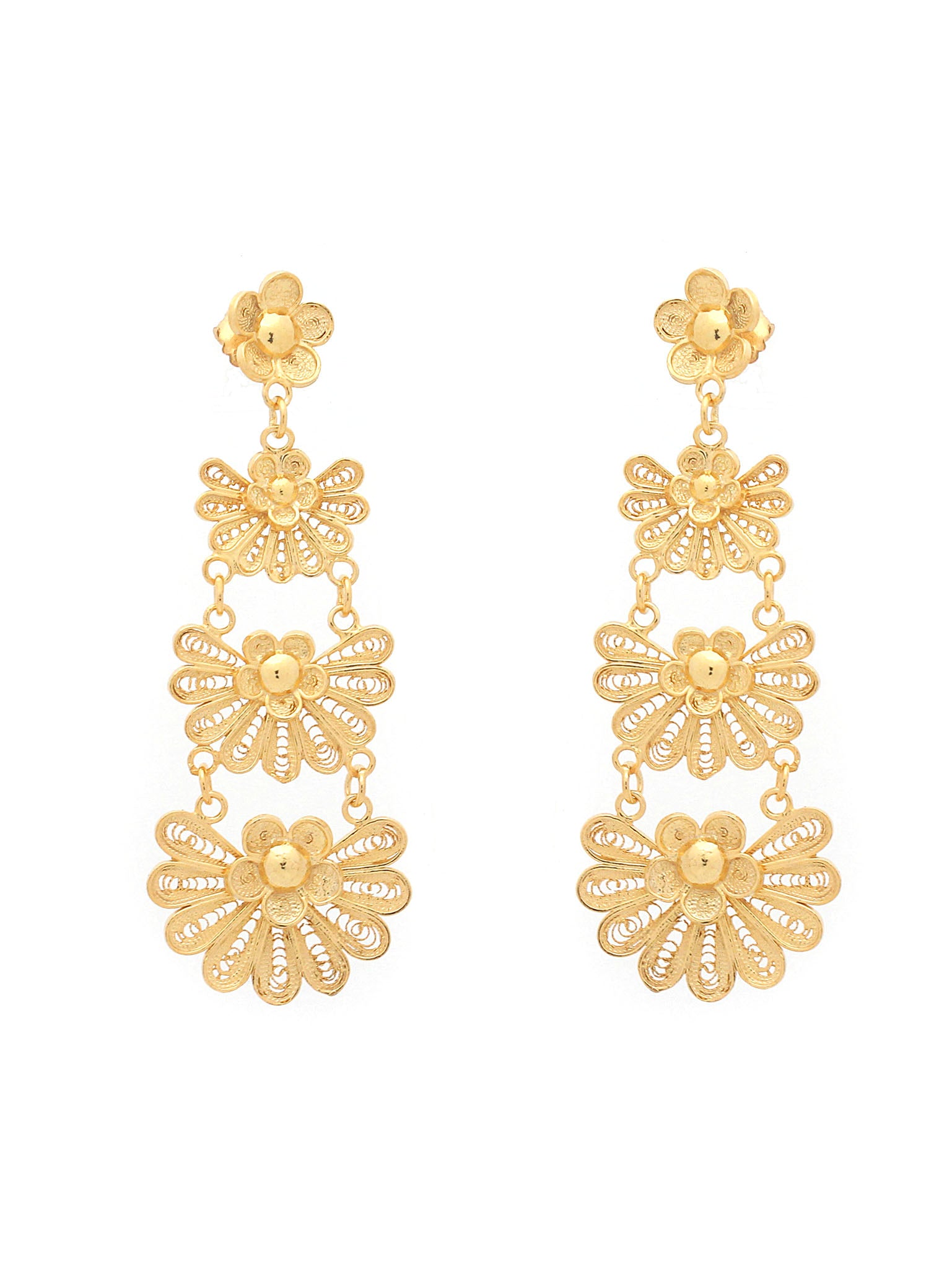 Floral Cascade Earrings II