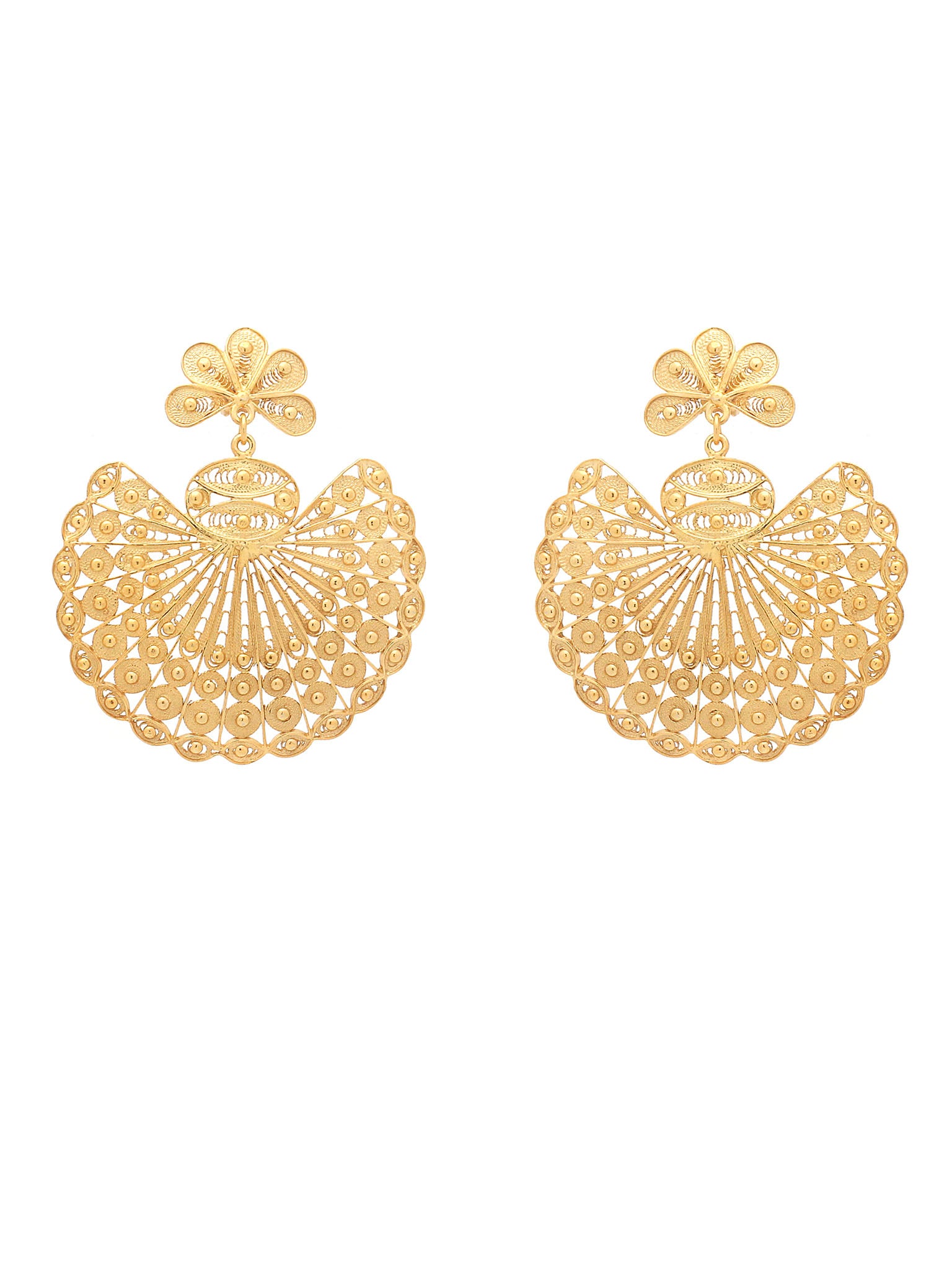 earrings peacock