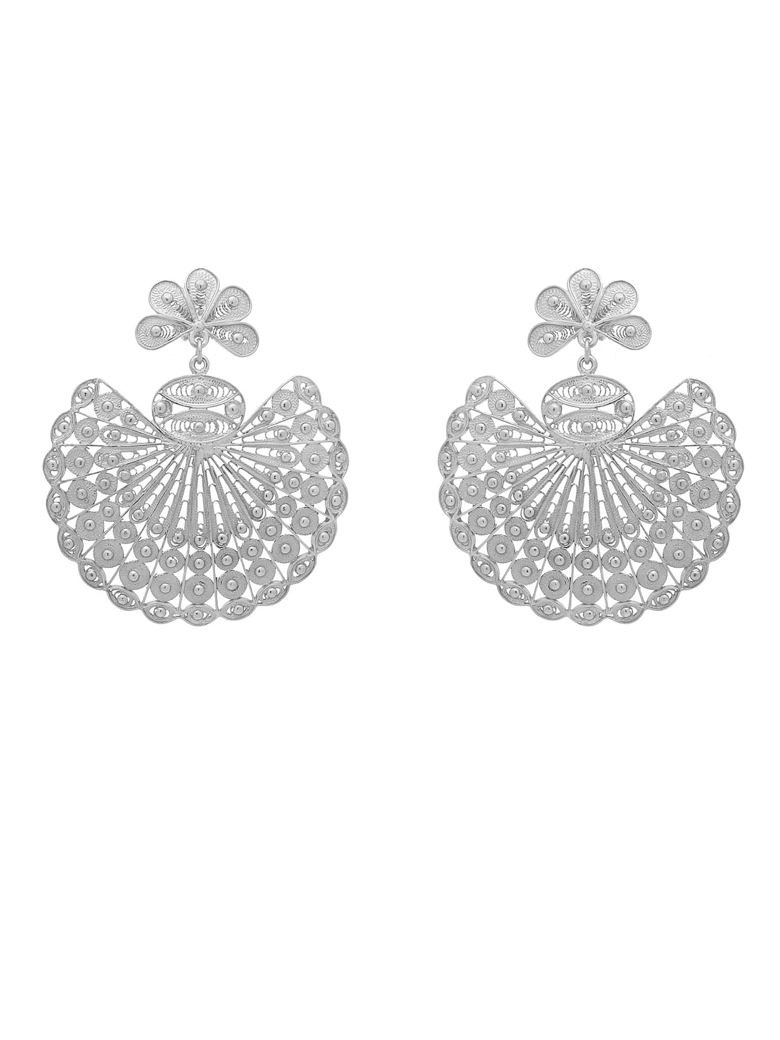 earrings peacock