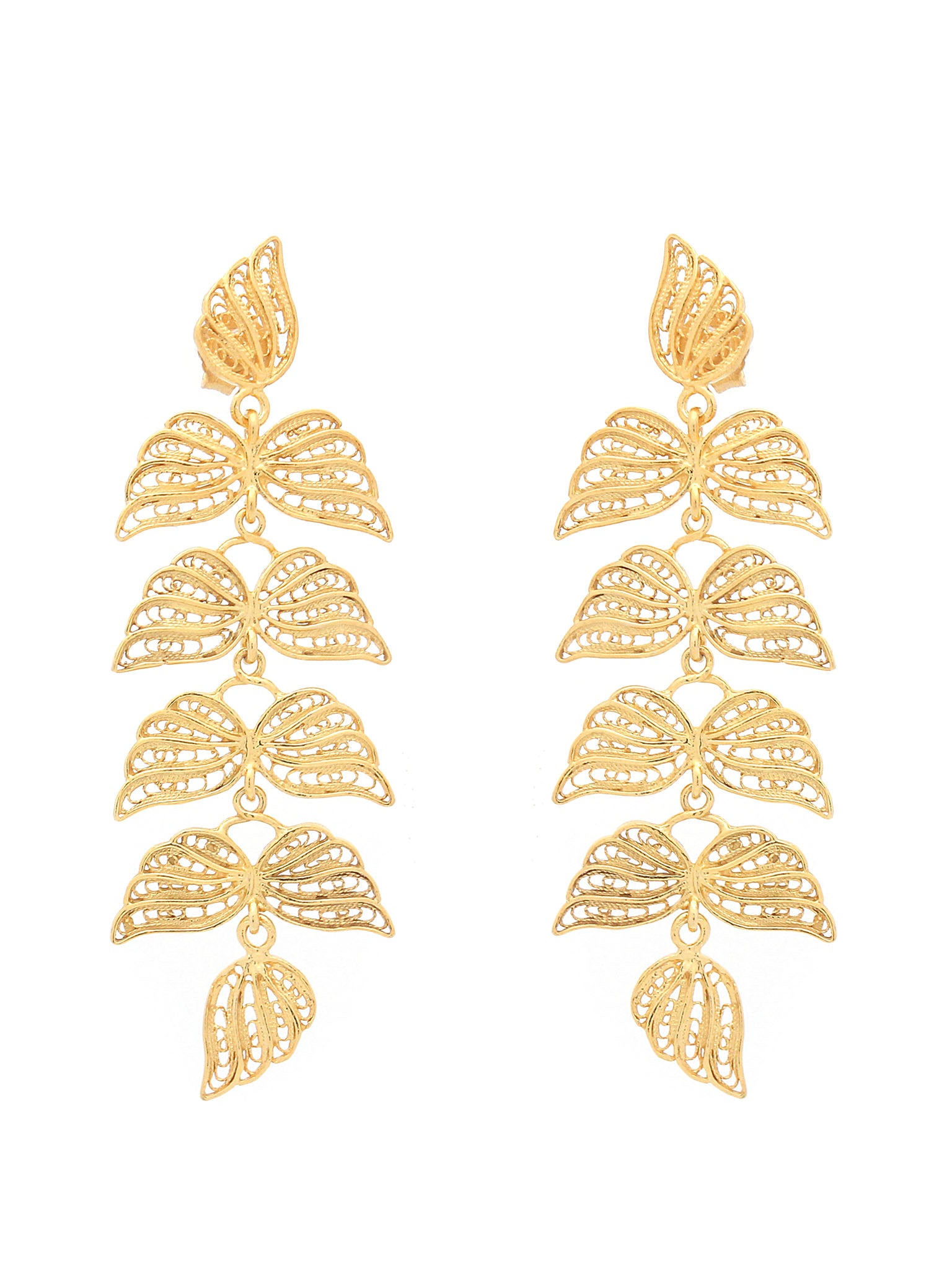 earrings Golden Wings