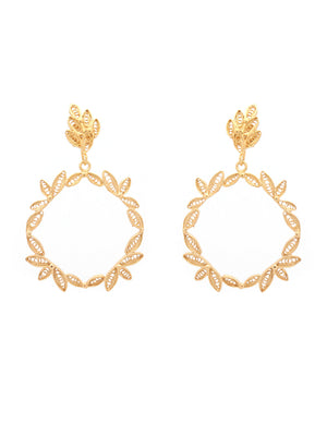 Caesar crown earrings