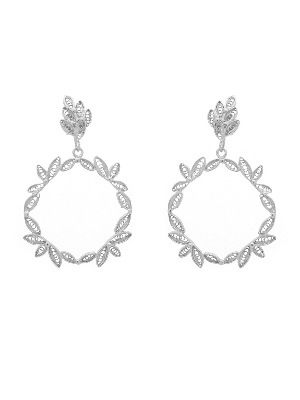 Caesar crown earrings