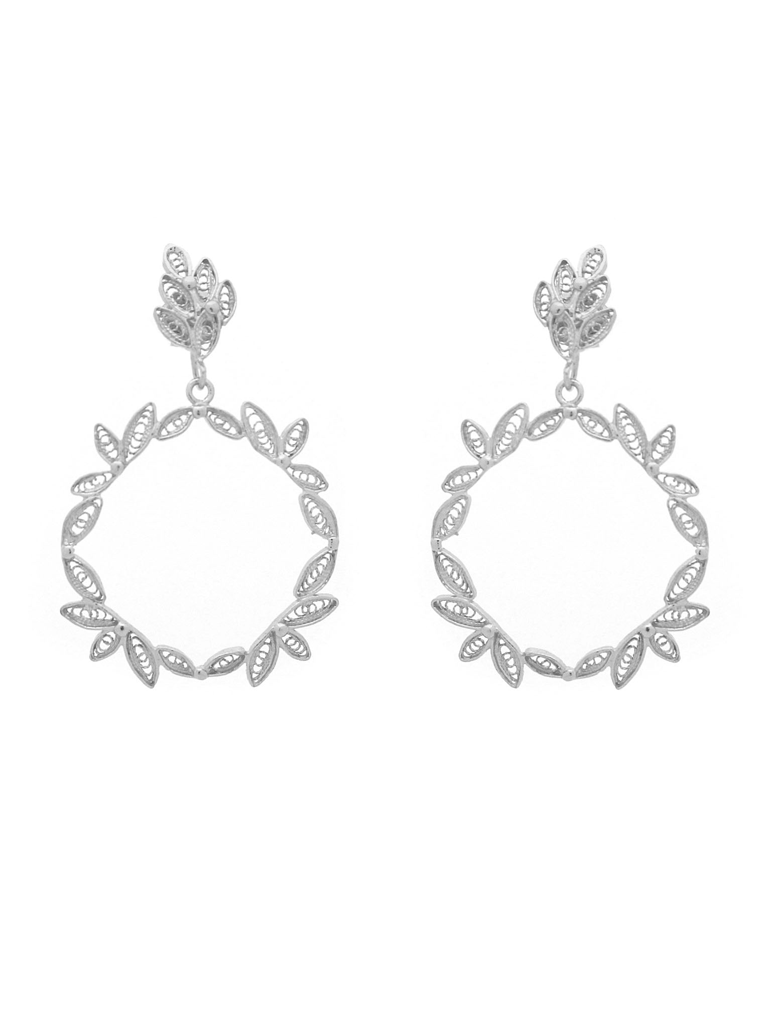 Caesar crown earrings