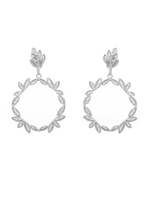 Caesar crown earrings