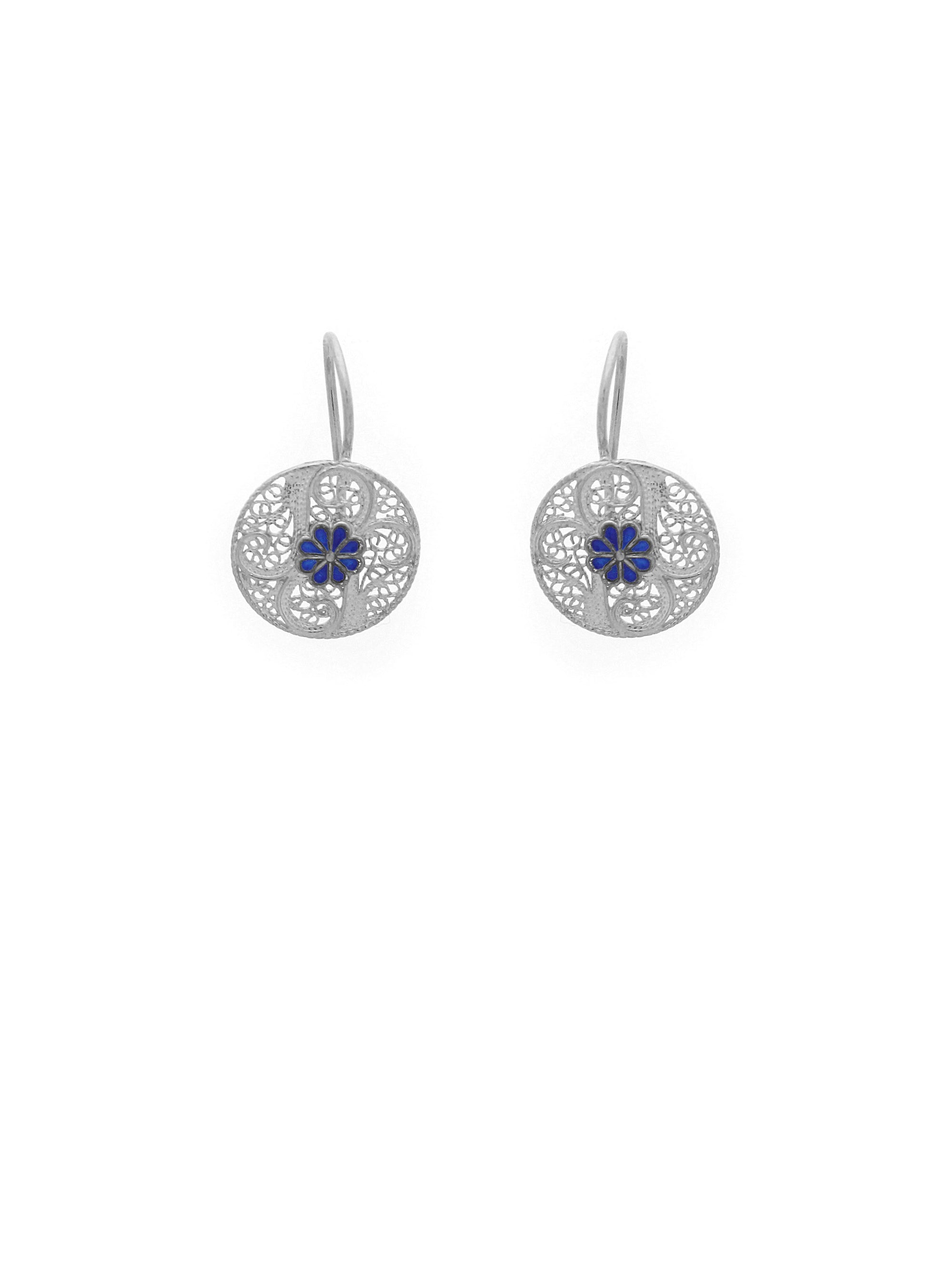 earrings Round Enamel