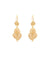 earrings Heart With Flower