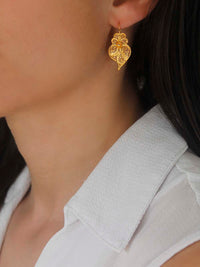 Virtuoso Earrings 2.5cm in 19K Gold
