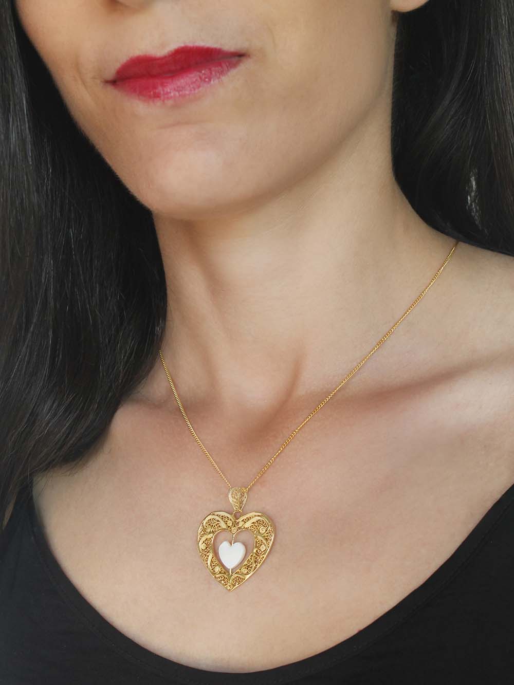 Temptress filigree medal with mother-of-pearl (1959907885115)
