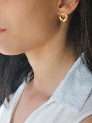 brincos do afecto em prata dourada (2205635412027)