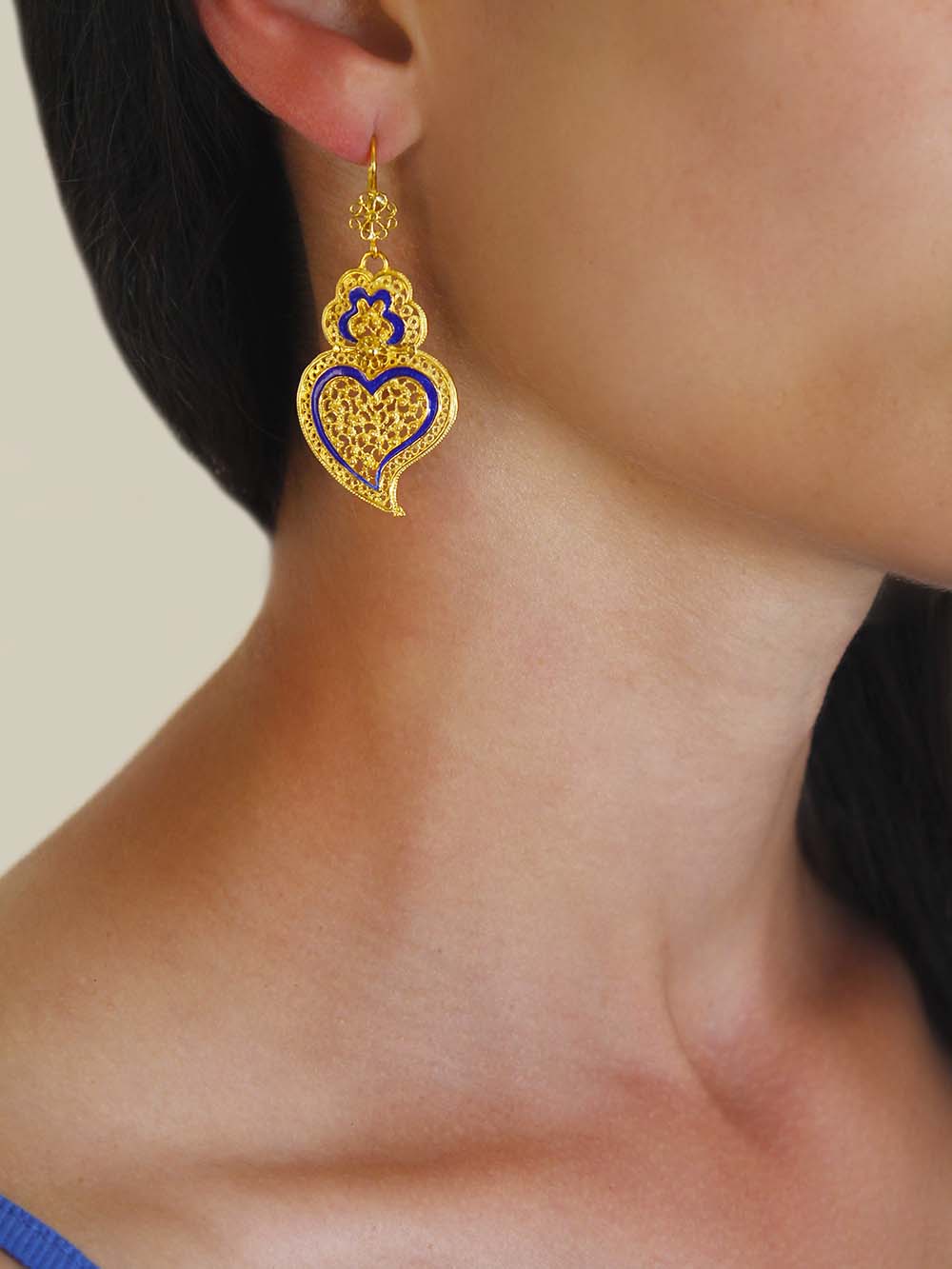 Distinta III - Filigree heart earrings (9335757713)