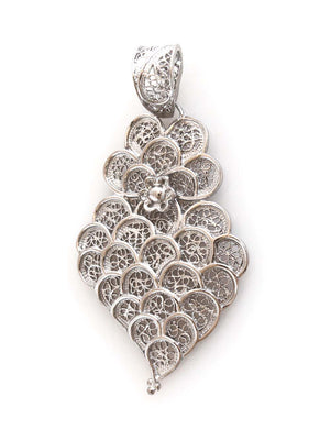 Coração de filigrana em prata lei (8882937553)