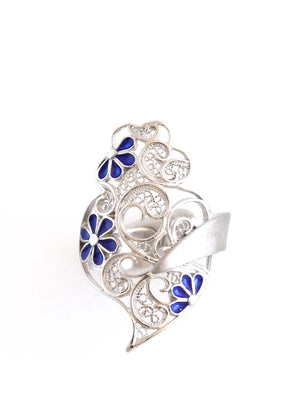 Anel em filigrana em prata (8914212049)