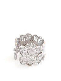 Esplêndida IV Adjustable Filigree Ring – Sterling Silver