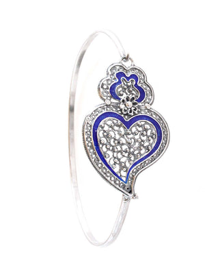 escrava coração de viana em prata (8911493649)