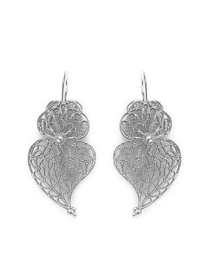 Brincos Graciosa coração de viana (9942360977)