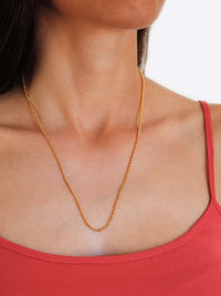 M Rope Chain in 19K Gold (55cm) – 19K Gold
