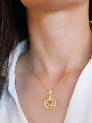 Pendente em filigrana em ouro (10017329745)