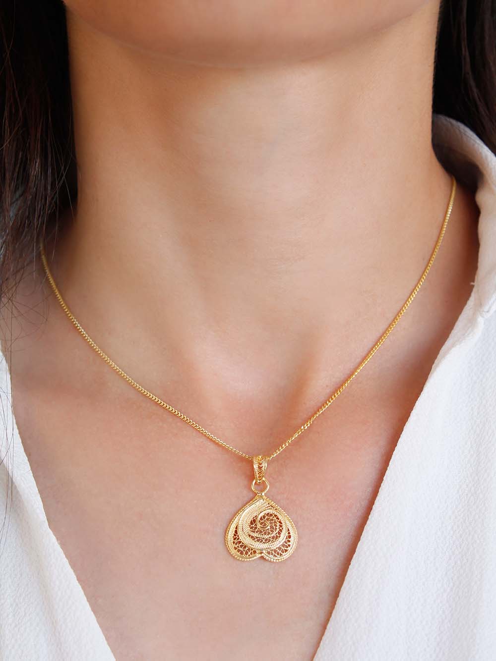 Coração de filigrana em prata lei (9942248657)