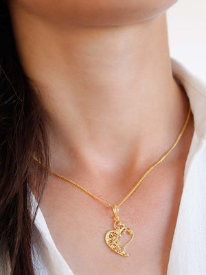 Coração de filigrana em prata lei (10017330257)