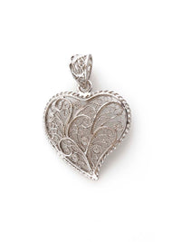 Fátima Filigree Medallion - Size S – Sterling Silver
