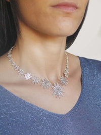 Floral Invasion Necklace – Sterling Silver
